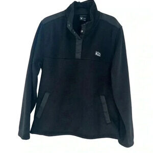 Spyder Men's Half Snap Black Pullover Size Large